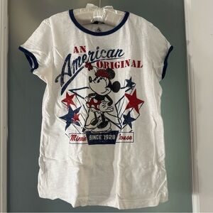 Disney Kids “An American Original” Red, white & blue-Minnie Mouse T-Shirt